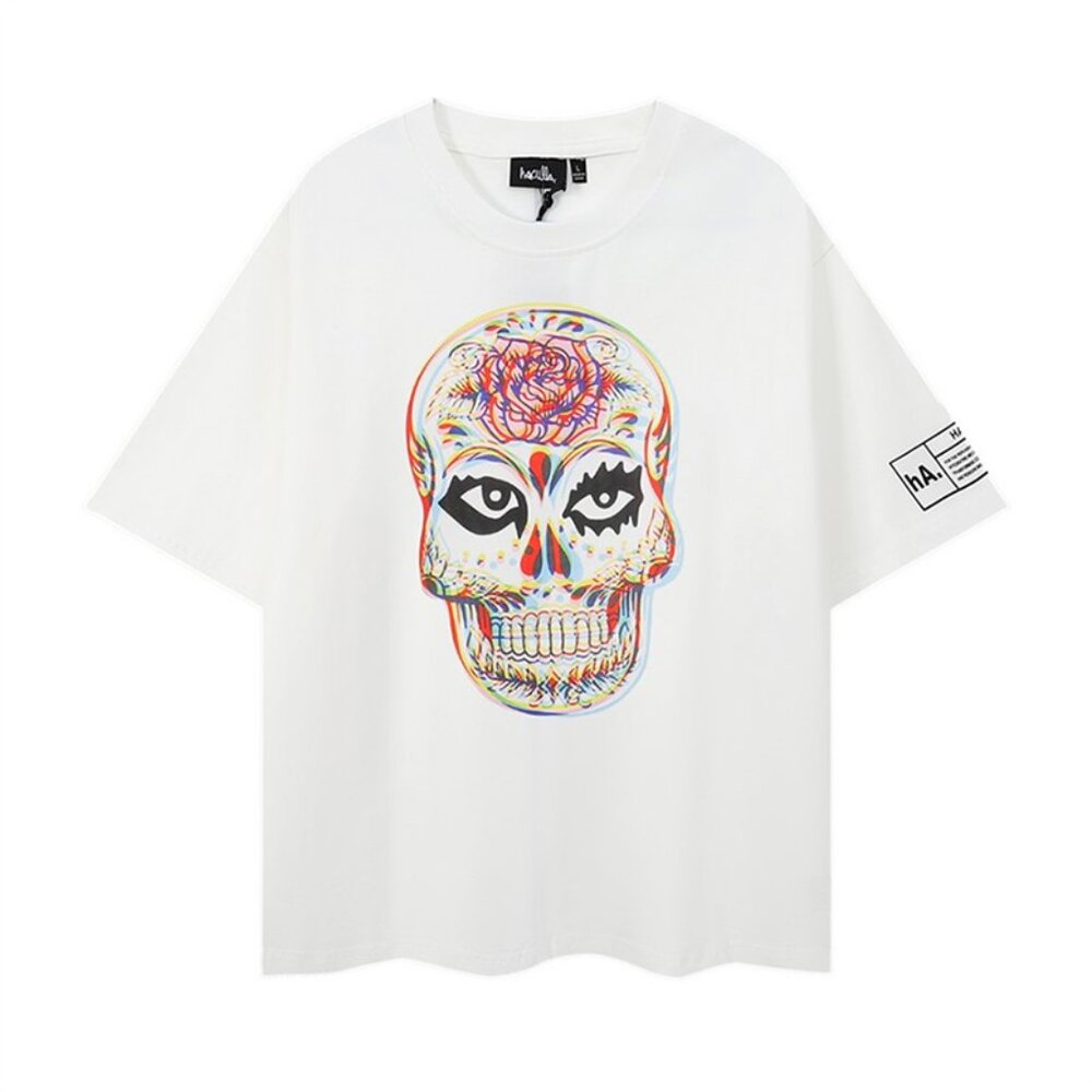 Haculla Skull Print Short Sleeve T Shirt